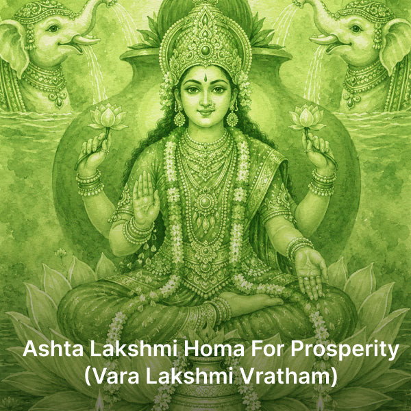 Ashta Lakshmi Homa For Prosperity (Vara Lakshmi Vratham)