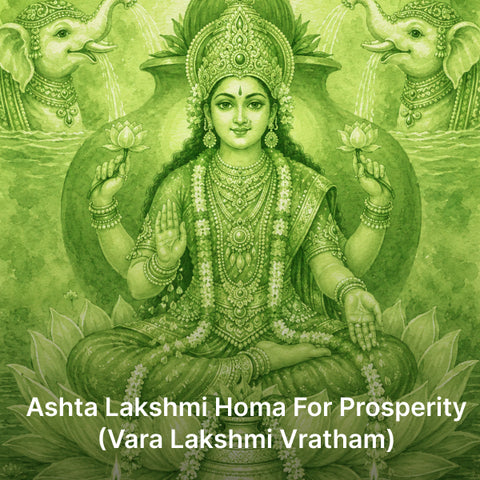 Ashta Lakshmi Homa For Prosperity (Vara Lakshmi Vratham)