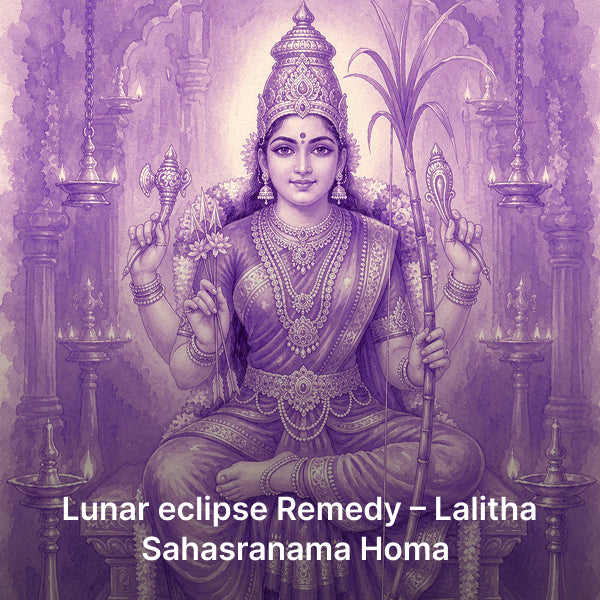 Lunar eclipse Remedy – Lalitha Sahasranama Homa