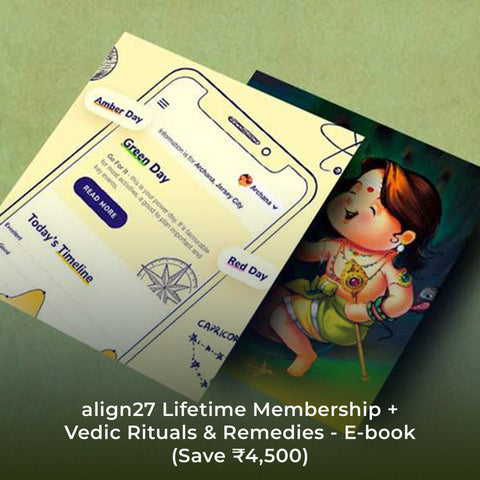 align27 Lifetime Membership + Vedic Rituals & Remedies - E-book (Save ₹4,000)