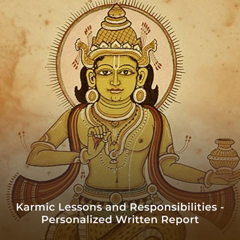 Karmic Lessons and Responsibilities - Personalized Written Report